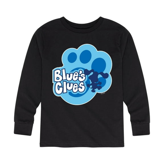 Blue Clues & You! - Blue Clues Paw Logo  - Toddler And Youth Long Sleeve Graphic T-Shirt