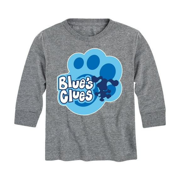 Blue Clues & You! - Blue Clues Paw Logo - Toddler And Youth Long Sleeve Graphic T-Shirt