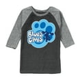 thumbnail image 1 of Blue Clues & You! - Blue Clues Paw Logo  - Toddler And Youth Raglan Graphic T-Shirt, 1 of 4