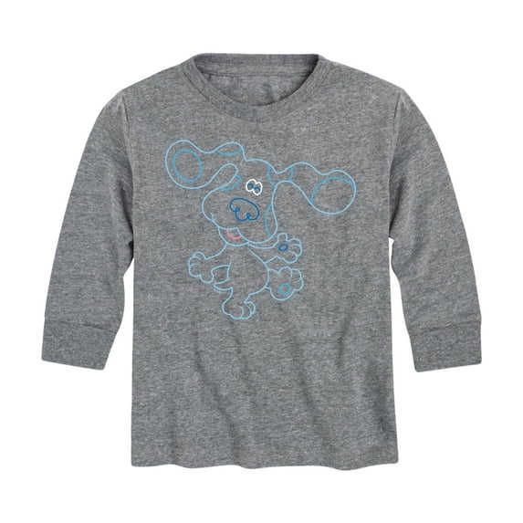 Blue Clues & You! - Blue Outline - Toddler And Youth Long Sleeve Graphic T-Shirt