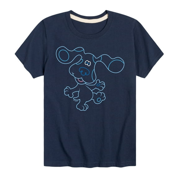 Blue's Clues & You! - Blue Outline - Toddler & Youth Short Sleeve Graphic T-Shirt