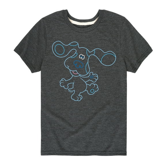 Blue's Clues & You! - Blue Outline - Toddler & Youth Short Sleeve Graphic T-Shirt