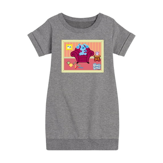 Blue Clues & You! - Blue Polaroid - Toddler And Youth Girls Fleece Dress