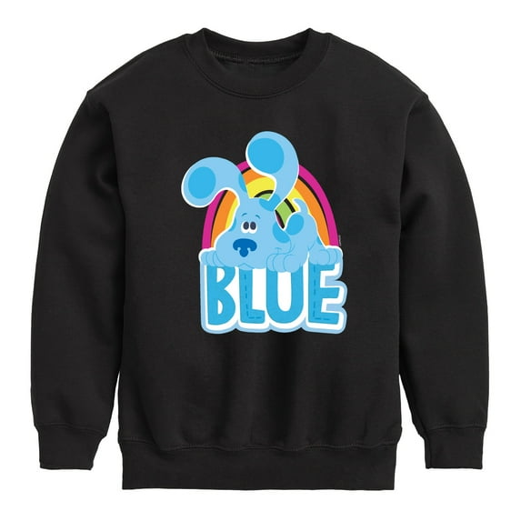 Blue Clues & You! - Blue - Toddler And Youth Crewneck Fleece Sweatshirt