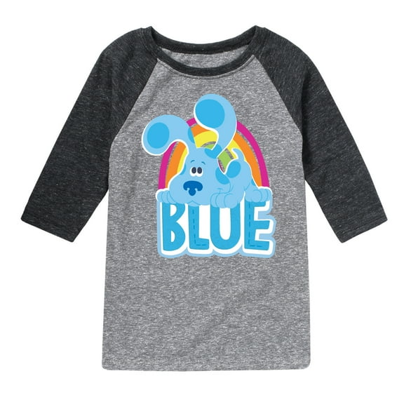 Blue Clues & You! - Blue - Toddler And Youth Raglan Graphic T-Shirt