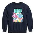 thumbnail image 1 of Blue Clues & You! - Blue's Friend Forever - Toddler And Youth Crewneck Fleece Sweatshirt, 1 of 5