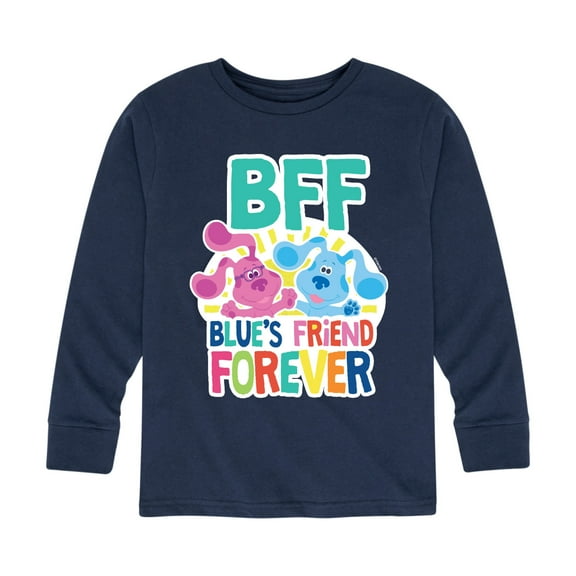 Blue Clues & You! - Blue's Friend Forever - Toddler And Youth Long Sleeve Graphic T-Shirt
