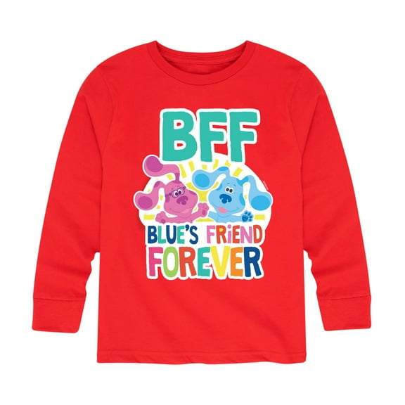 Blue Clues & You! - Blue's Friend Forever - Toddler And Youth Long Sleeve Graphic T-Shirt