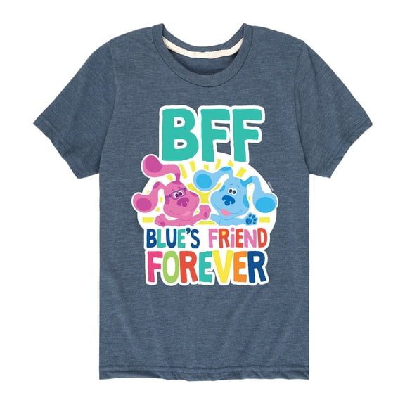 Blue's Clues & You! - Blue's Friend Forever - Toddler & Youth Short Sleeve Graphic T-Shirt