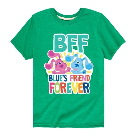 Blue's Clues & You! - Blue's Friend Forever - Toddler & Youth Short Sleeve Graphic T-Shirt