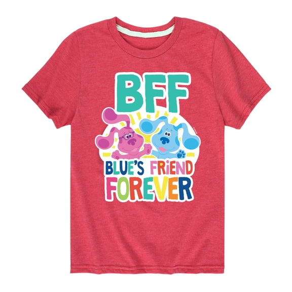 Blue's Clues & You! - Blue's Friend Forever - Toddler & Youth Short Sleeve Graphic T-Shirt