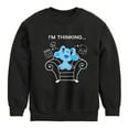 thumbnail image 1 of Blue Clues & You! - Blue's Thinking Chair - Toddler And Youth Crewneck Fleece Sweatshirt, 1 of 5
