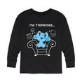 thumbnail image 1 of Blue Clues & You! - Blue's Thinking Chair - Toddler And Youth Long Sleeve Graphic T-Shirt, 1 of 5