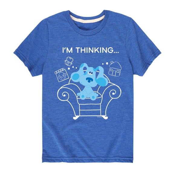Blue's Clues & You! - Blue's Thinking Chair - Toddler & Youth Short Sleeve Graphic T-Shirt