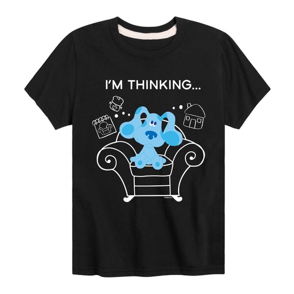 Blue's Clues & You! - Blue's Thinking Chair - Toddler & Youth Short Sleeve Graphic T-Shirt