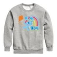 thumbnail image 1 of Blue Clues & You! - Can't Have Rainbow Without Blue - Toddler And Youth Crewneck Fleece Sweatshirt, 1 of 5