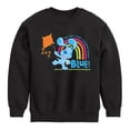thumbnail image 1 of Blue Clues & You! - Can't Have Rainbow Without Blue - Toddler And Youth Crewneck Fleece Sweatshirt, 1 of 5
