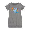 thumbnail image 1 of Blue Clues & You! - Can't Have Rainbow Without Blue - Toddler And Youth Girls Fleece Dress, 1 of 1