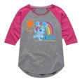 thumbnail image 1 of Blue Clues & You! - Can't Have Rainbow Without Blue - Toddler And Youth Girls Raglan Graphic T-Shirt, 1 of 5