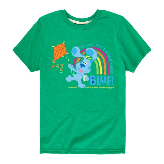 Blue's Clues & You! - Can't Have Rainbow Without Blue - Toddler & Youth Short Sleeve Graphic T-Shirt
