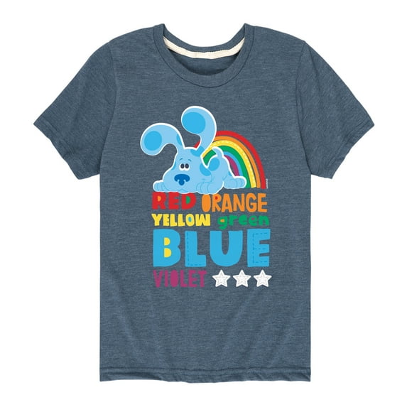 Blue Clues & You! - Colors Of The Rainbow - Toddler & Youth Short Sleeve Graphic T-Shirt