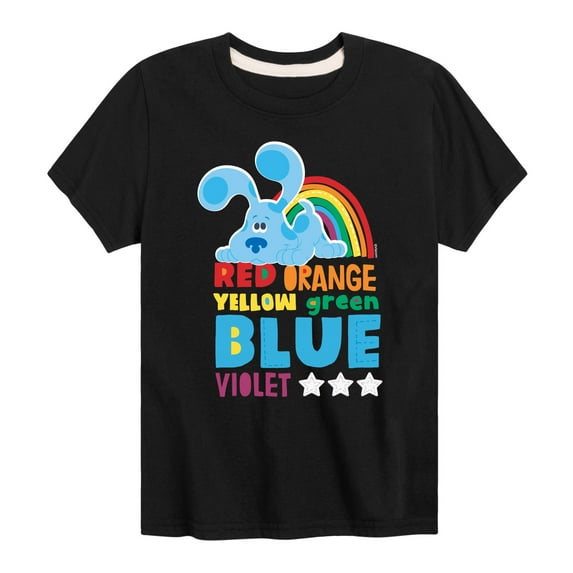 Blue Clues & You! - Colors Of The Rainbow - Toddler & Youth Short Sleeve Graphic T-Shirt