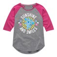 thumbnail image 1 of Blue Clues & You! - Daddy Is My Sunshine - Toddler And Youth Girls Raglan Graphic T-Shirt, 1 of 5