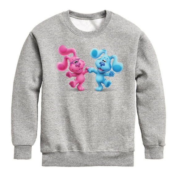 Blue Clues & You! - Happy Blue - Toddler And Youth Crewneck Fleece Sweatshirt