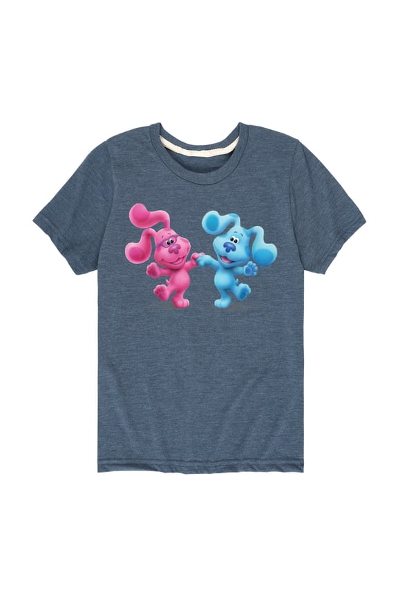 ! - Happy Blue - Toddler & Youth Short Sleeve Graphic T-Shirt