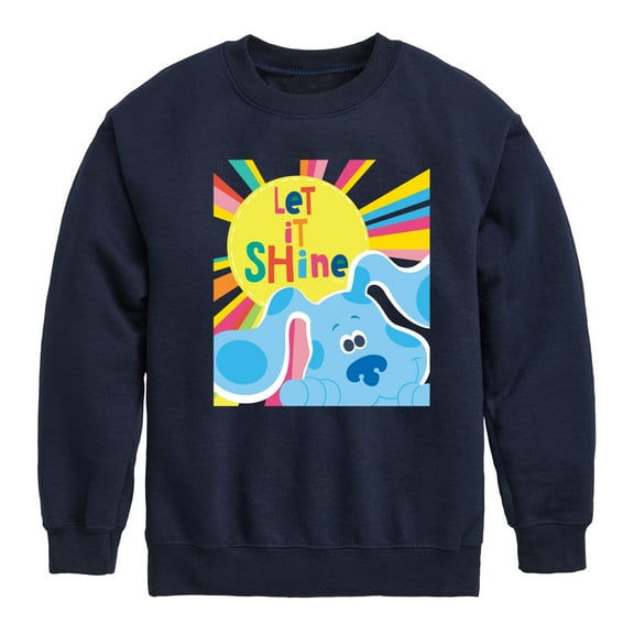 Blue Clues & You! - Let It Shine - Toddler And Youth Crewneck Fleece Sweatshirt