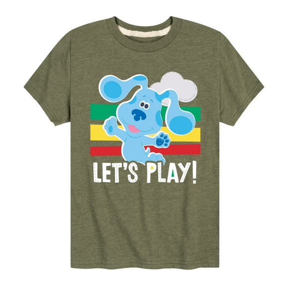 Blue's Clues & You! - Let's Play - Toddler & Youth Short Sleeve Graphic T-Shirt