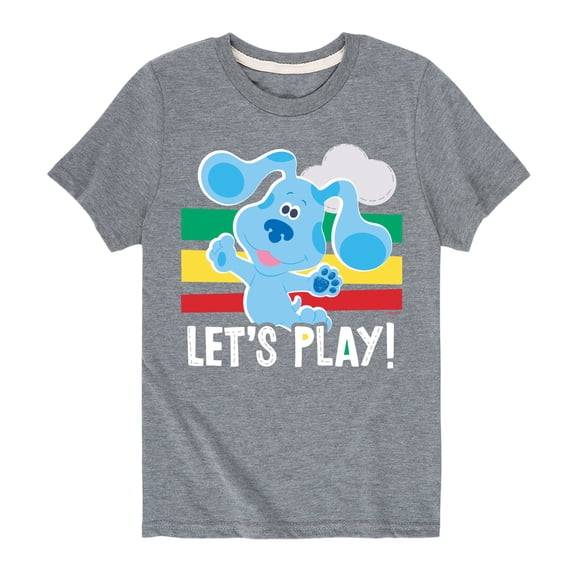 Blue's Clues & You! - Let's Play - Toddler & Youth Short Sleeve Graphic T-Shirt