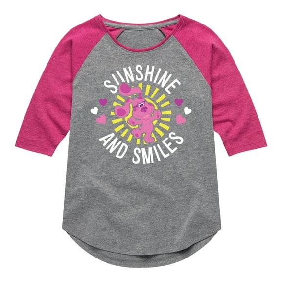 Blue Clues & You! - Mommy Is My Sunshine - Toddler And Youth Girls Raglan Graphic T-Shirt