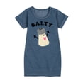 thumbnail image 1 of Blue Clues & You! - Mr. Salty - Toddler And Youth Girls Fleece Dress, 1 of 5