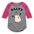 thumbnail image 1 of Blue Clues & You! - Mr. Salty - Toddler And Youth Girls Raglan Graphic T-Shirt, 1 of 5