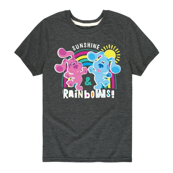 Blue's Clues & You! - Sunshine and Rainbows - Toddler & Youth Short Sleeve Graphic T-Shirt