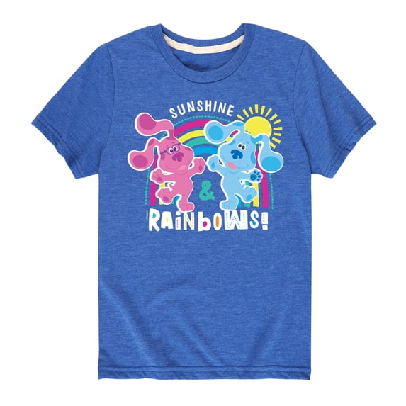 Blue's Clues & You! - Sunshine and Rainbows - Toddler & Youth Short Sleeve Graphic T-Shirt