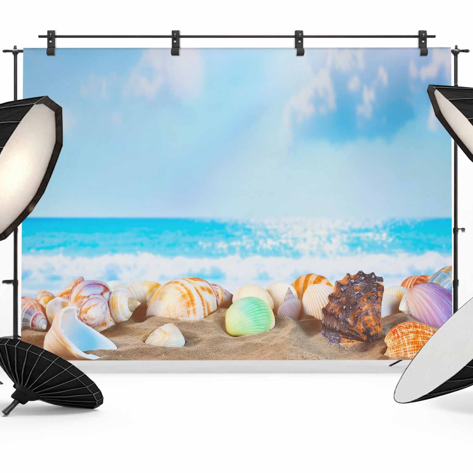 Blue Coastal Backdrop for Photoshoot,Photography Photo Studio ...
