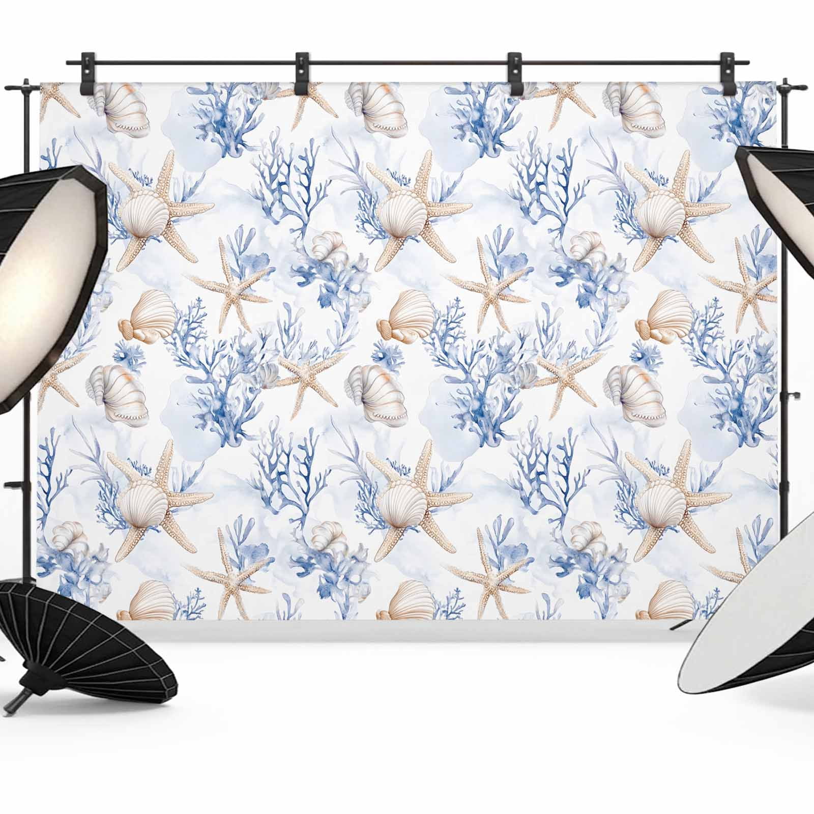 Blue Coastal Backdrop for Photoshoot,Photography Photo Studio ...