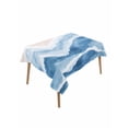 thumbnail image 1 of Blue Coastal Beach Table Cloth, Modern Oil Painting Nautical Waterproof Tablecloth for Rectangle Tables, Reusable Washable Fabric Table Cover for Restaurant Kitchen Dining Tables 60"x84", 1 of 6