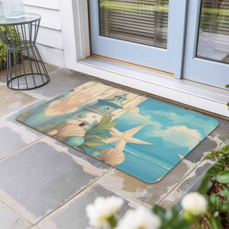 Nautical Outdoor Mats for Home Entry