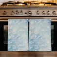 thumbnail image 1 of Blue Coastal Kitchen Towels Set of 1, Summer Ocean Starfish Conch Seashells Absorbent Dish Towels for Kitchen, Microfiber Hand Towel, Quick Drying Tea Towel for Cleaning Decorative Dishcloths, 1 of 7