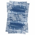 thumbnail image 1 of Blue Coastal Kitchen Towels Set of 2, Water Absorbent Dish Towel, Summer Ocean Sea Waves Starfish Corals Decorative Hand Towels - Quick Drying Cloth for Cooking Baking, 18x28 Inch, 1 of 8