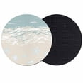 thumbnail image 1 of Blue Coastal Starfish Coasters Set of 2, Absorbent Coasters for Drinks, Summer Beach Ocean Abstract Art Coaster for Desk Coffee Table Protection, Home Decor House Warming Gifts 4", 1 of 8