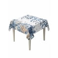thumbnail image 1 of Blue Coastal Starfish Suqare Tablecloth - 54 x 54 Inch, Beach Nautical Shell Eucalyptus Summer Waterproof & StainResistant Tablecloth, Washable Oil-proof Table Cover for Dining/Party/Wedding/Buffet, 1 of 9