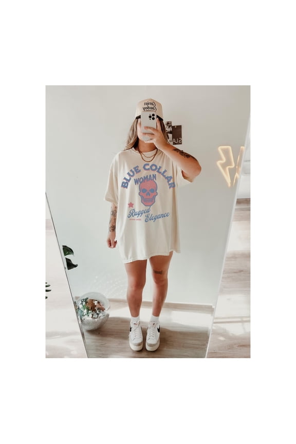 Blue Collar Woman t-shirt | Blue Collar Ladies | Strong Women | Blue Collar Class | Working Women | Lineman | Welder | Electrician | IBEW