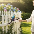 thumbnail image 1 of Unbranded Blue Colorful Bird On Cherry Blossom Branch Wall Sculptures, 1 of 8