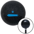 thumbnail image 1 of Blue Come & Take it Black Metal Flake Shift Knob with M16 x 1.5 Insert Shifter Brody, 1 of 1
