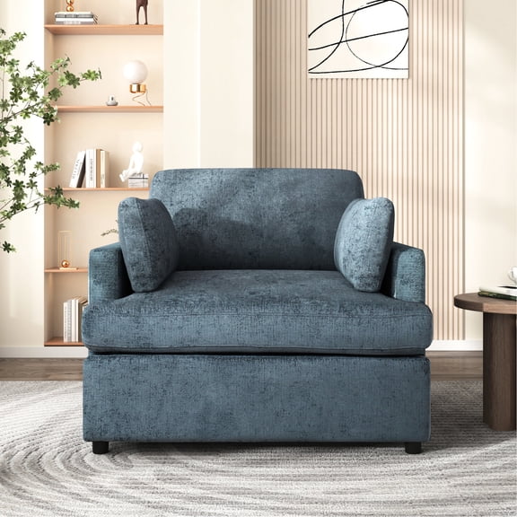 Blue - Comfortable Armrests - Reading at Home - Optimal Support