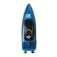thumbnail image 1 of Blue Compact Remote Control Speedboat One Key Acceleration Rechargeable Watercraft, 1 of 6